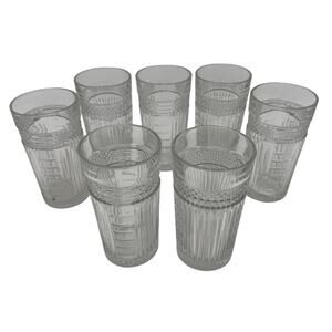 Vintage Tumbler in Radiant by Libbey set of 7, 15 oz